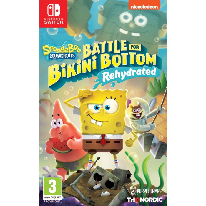 Spongebob Squarepants Battle For Bikini Bottom Rehydrated Nintendo Switch