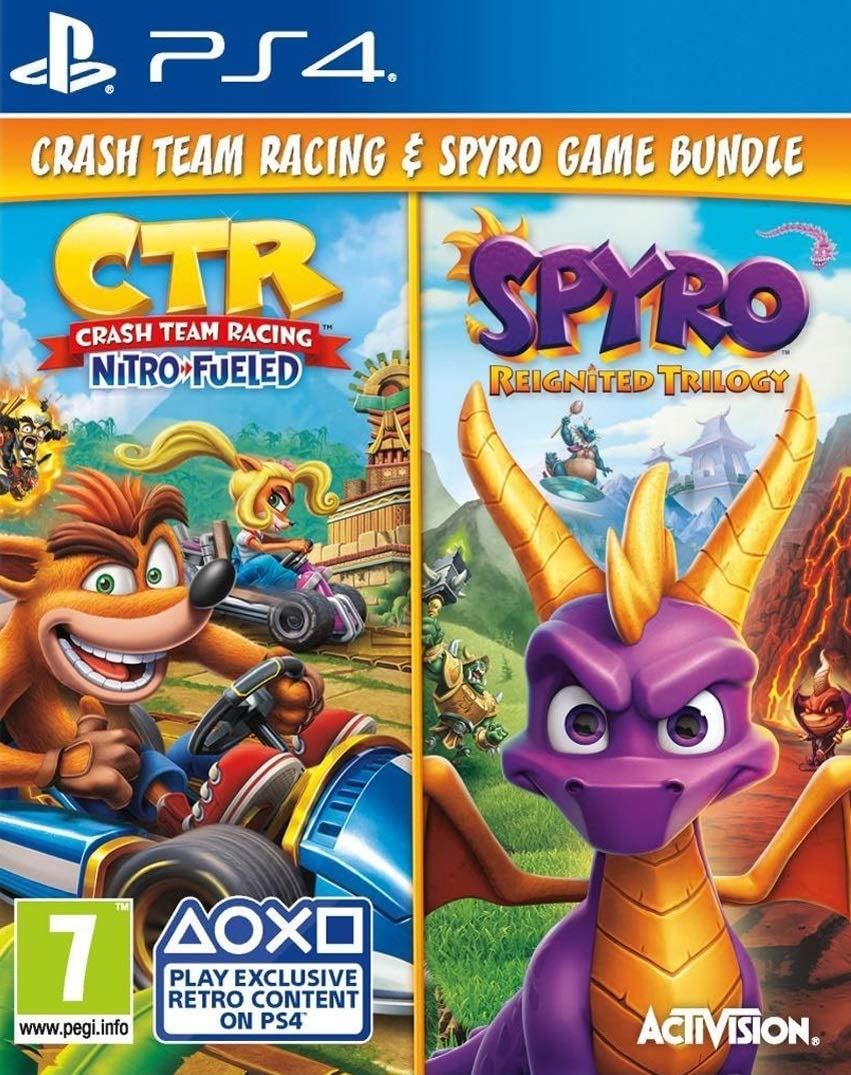 Syge person Grudge forbi Crash Team Racing: Nitro Fueled & Spyro: Reignited Trilogy (Bundle) (PS4)